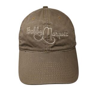 Bobby Marquez Slideback Hat Brown One Size Adjustable Embroidered Headliner